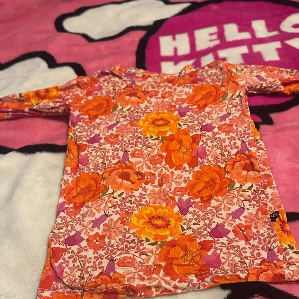 Floral Long-Sleeve Jumpsuit - Picture 2 of 4